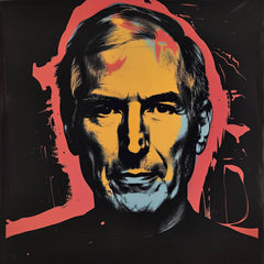 Steve Jobs - Pensiero in Rosso: Eredità di un Pioniere