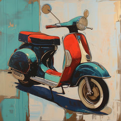 Ricordi in Blu e Rosso: Il Sogno della Vespa