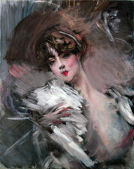 Giovanni Boldini - Ritratto di giovane donna