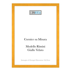 Cornice Moderna su Misura - Modello Rimini Giallo Velato