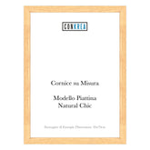 Cornice Moderna su Misura - Modello Piattina Natural Chic