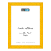 Cornice Moderna su Misura - Modello Andy colore Giallo