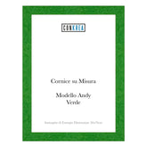 Cornice Moderna su Misura - Modello Andy colore Verde