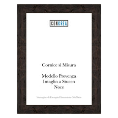 Cornice Moderna su Misura - Modello Provenza Noce