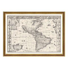 Antica Mappa America - Anno 1626 - USA