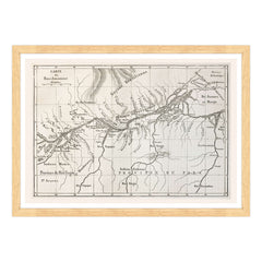 Antica Mappa Amazzonia - Anno 1867