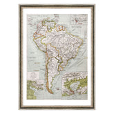 Antica Mappa America del Nord e Centro - Rio de Janeiro - Anno 1894