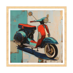 Ricordi in Blu e Rosso: Il Sogno della Vespa