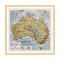 Antica Mappa Nuova Zelanda - Anno 1894
