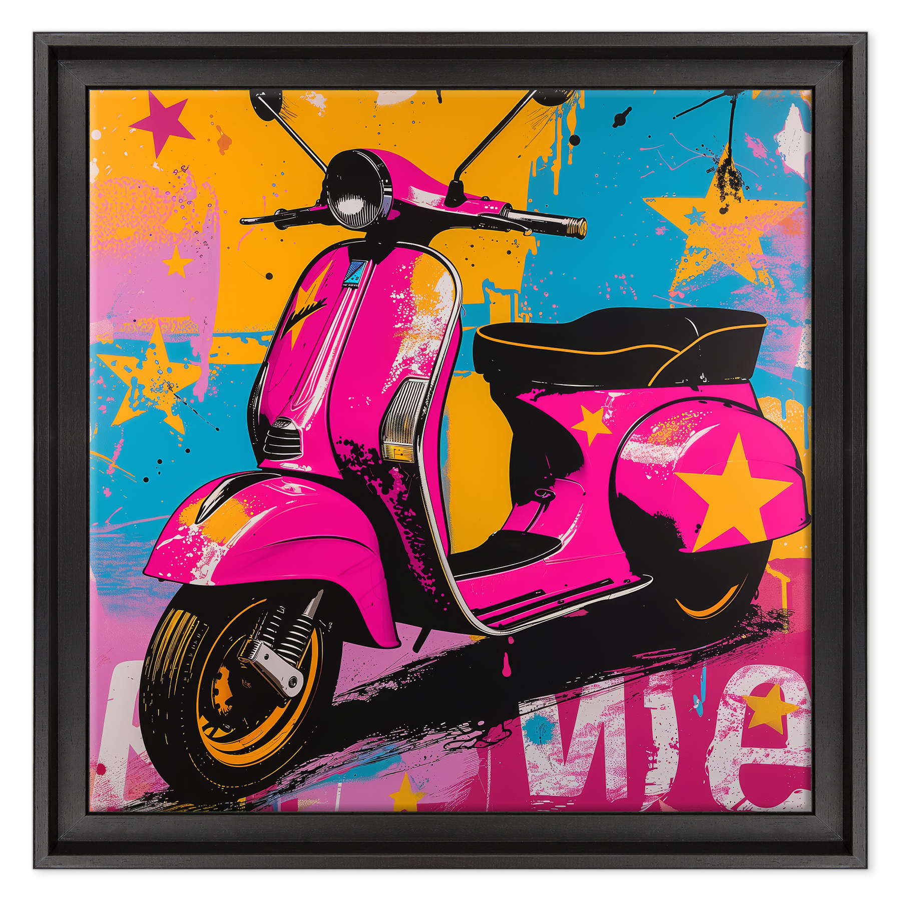 La Vespa che Sfida i Colori