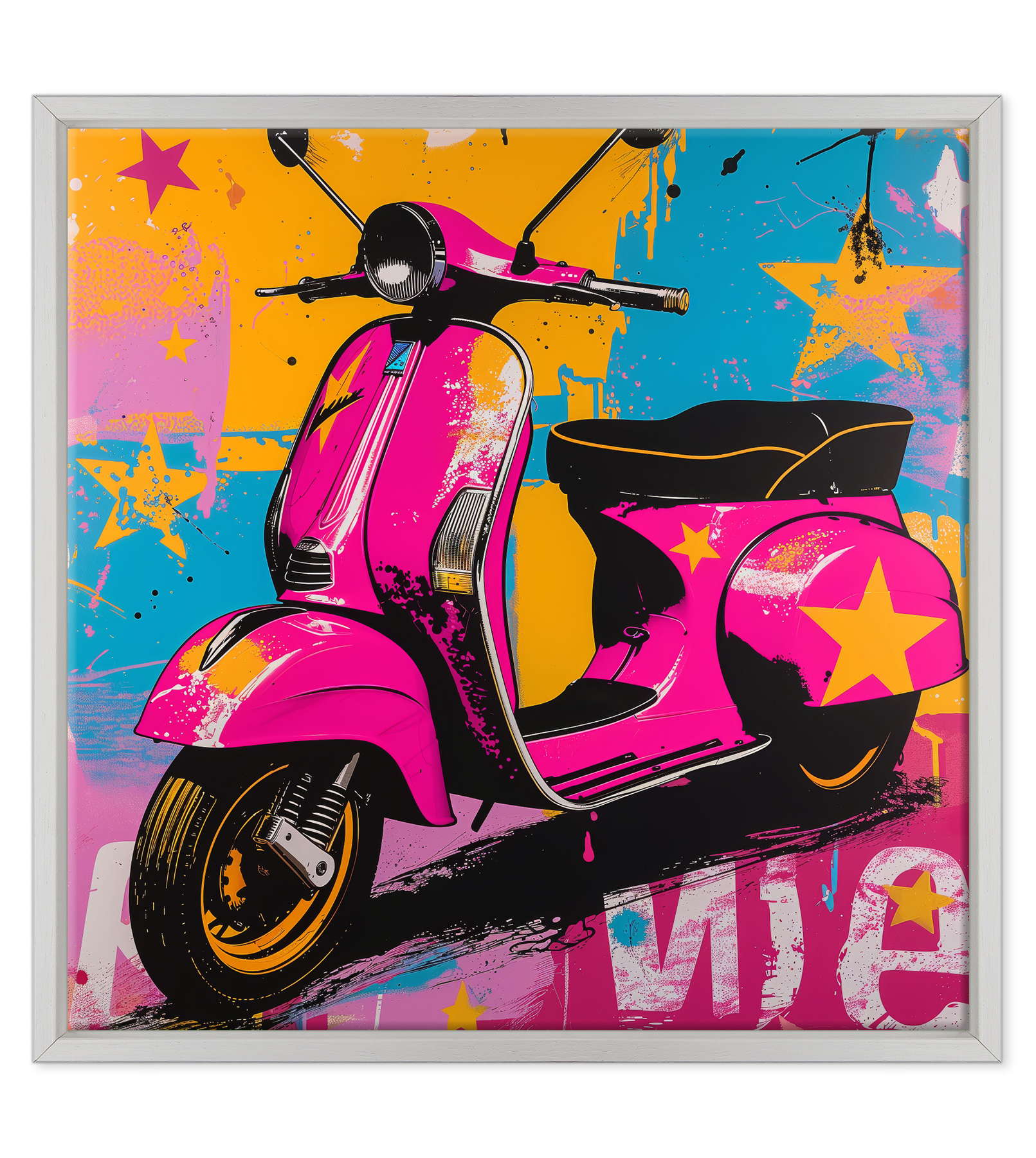 La Vespa che Sfida i Colori