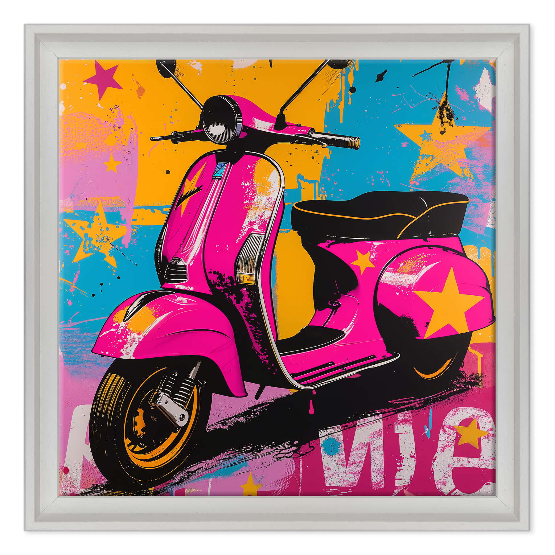 La Vespa che Sfida i Colori