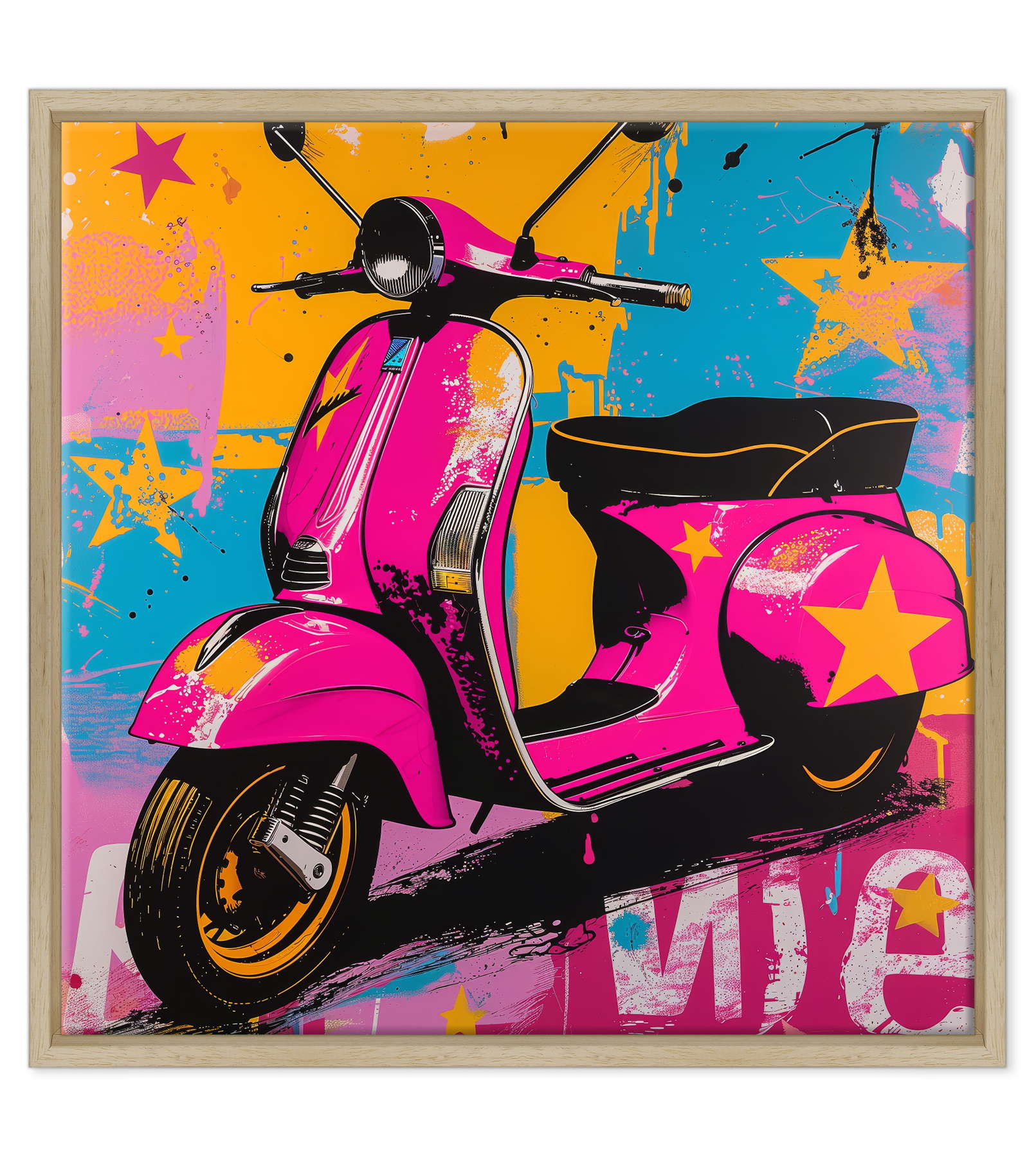 La Vespa che Sfida i Colori