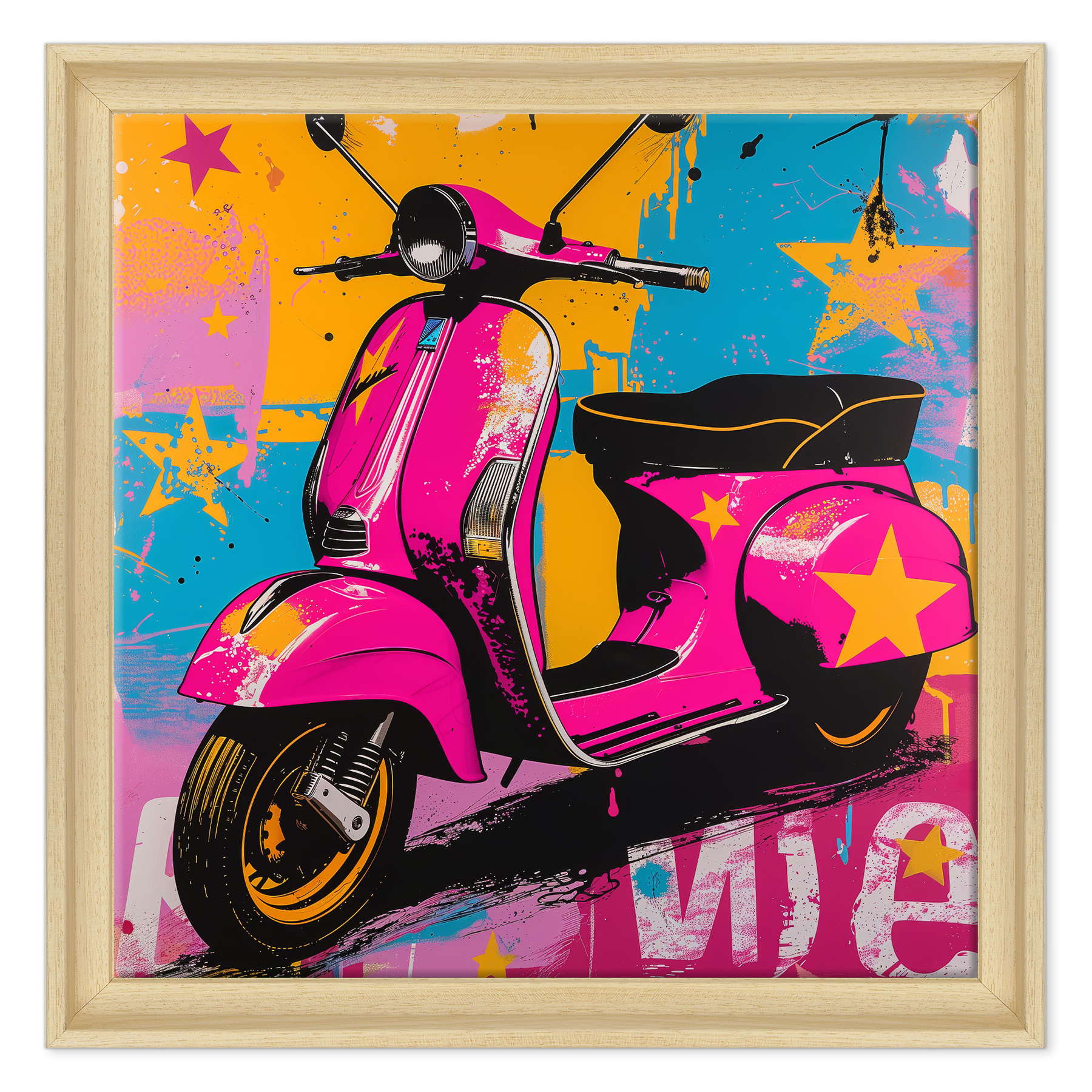 La Vespa che Sfida i Colori