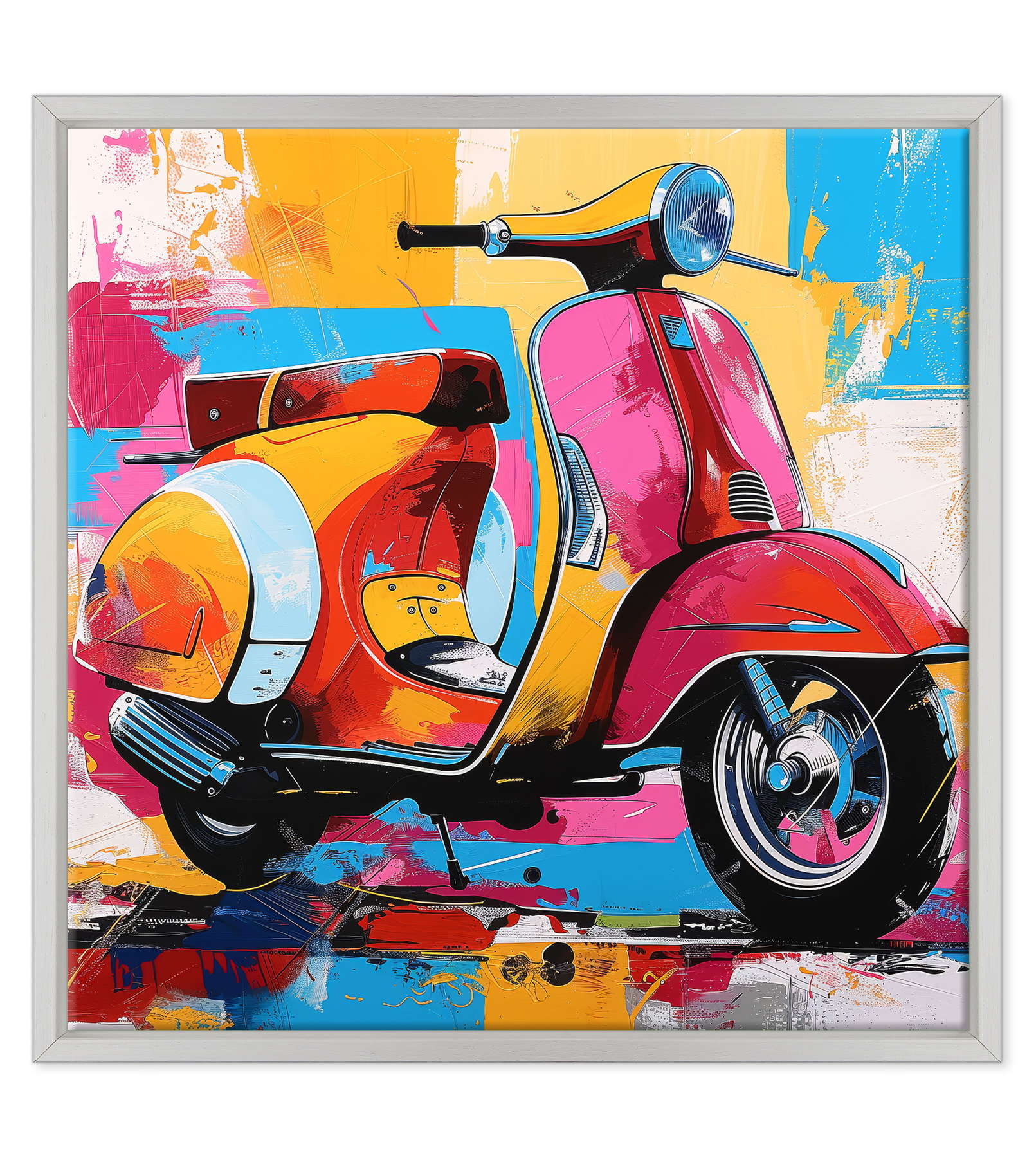 Riflessi del Tempo: La Vespa e il Mare