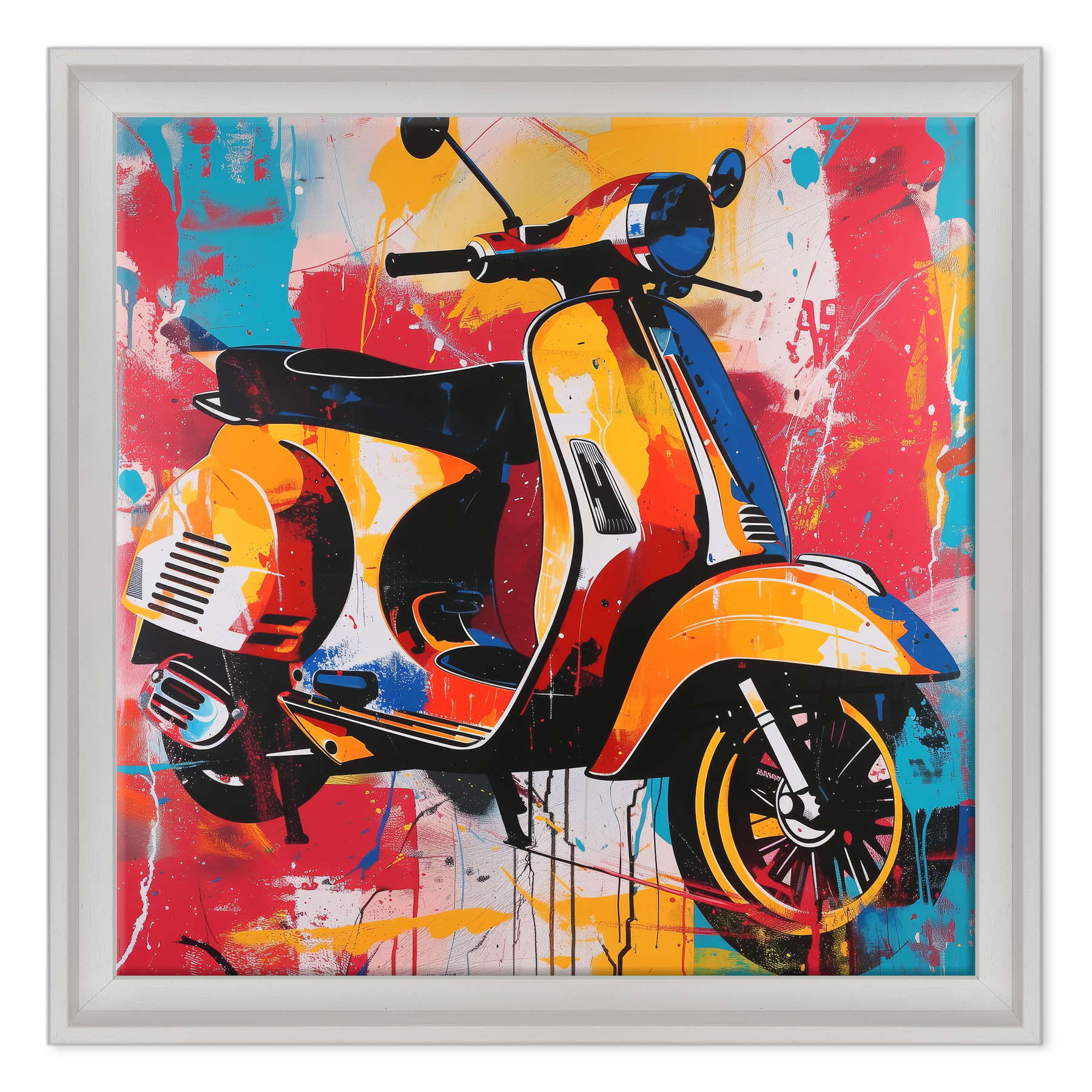 Energia Purpurea: La Vespa nell'Arte Contemporanea