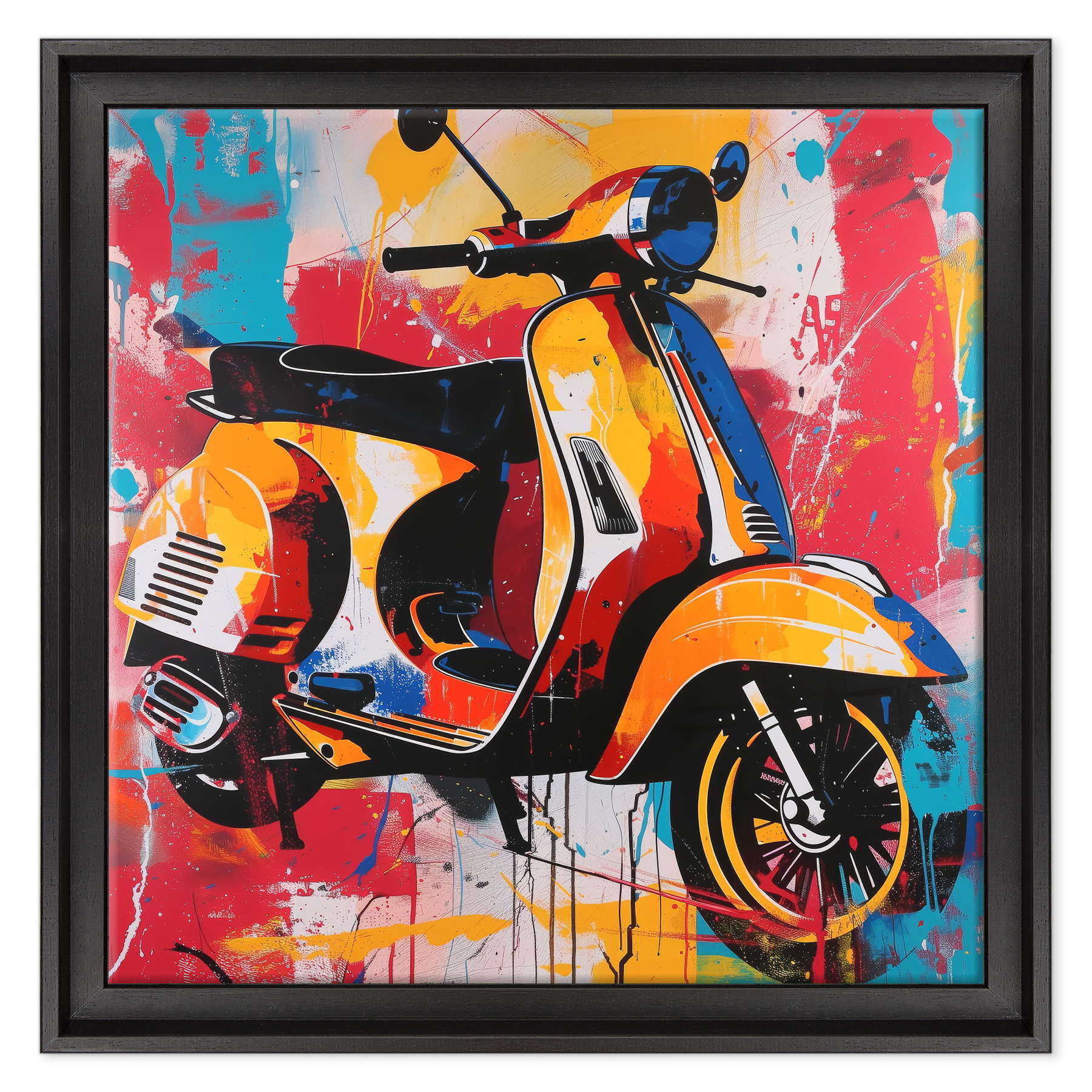 Energia Purpurea: La Vespa nell'Arte Contemporanea