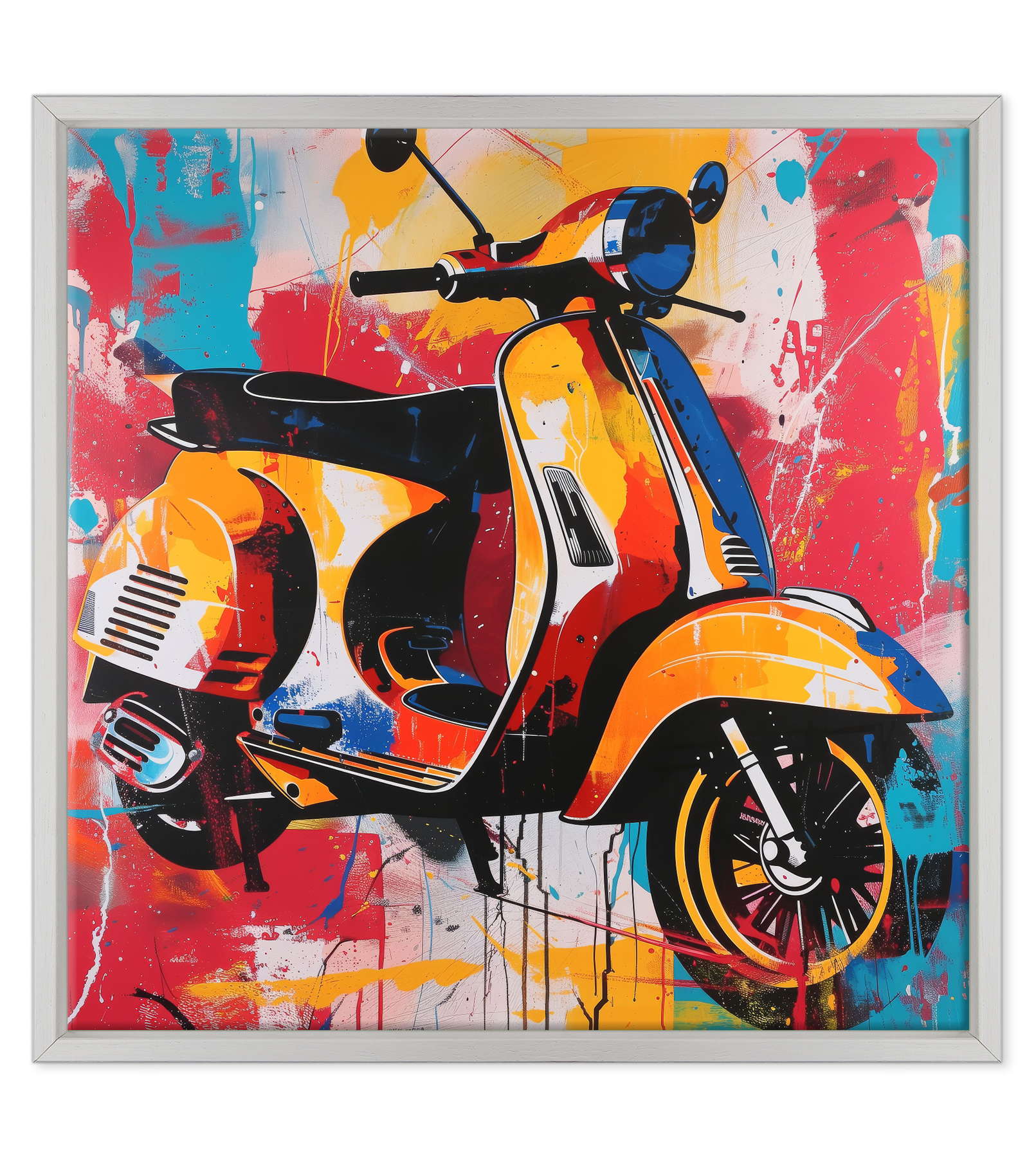 Energia Purpurea: La Vespa nell'Arte Contemporanea