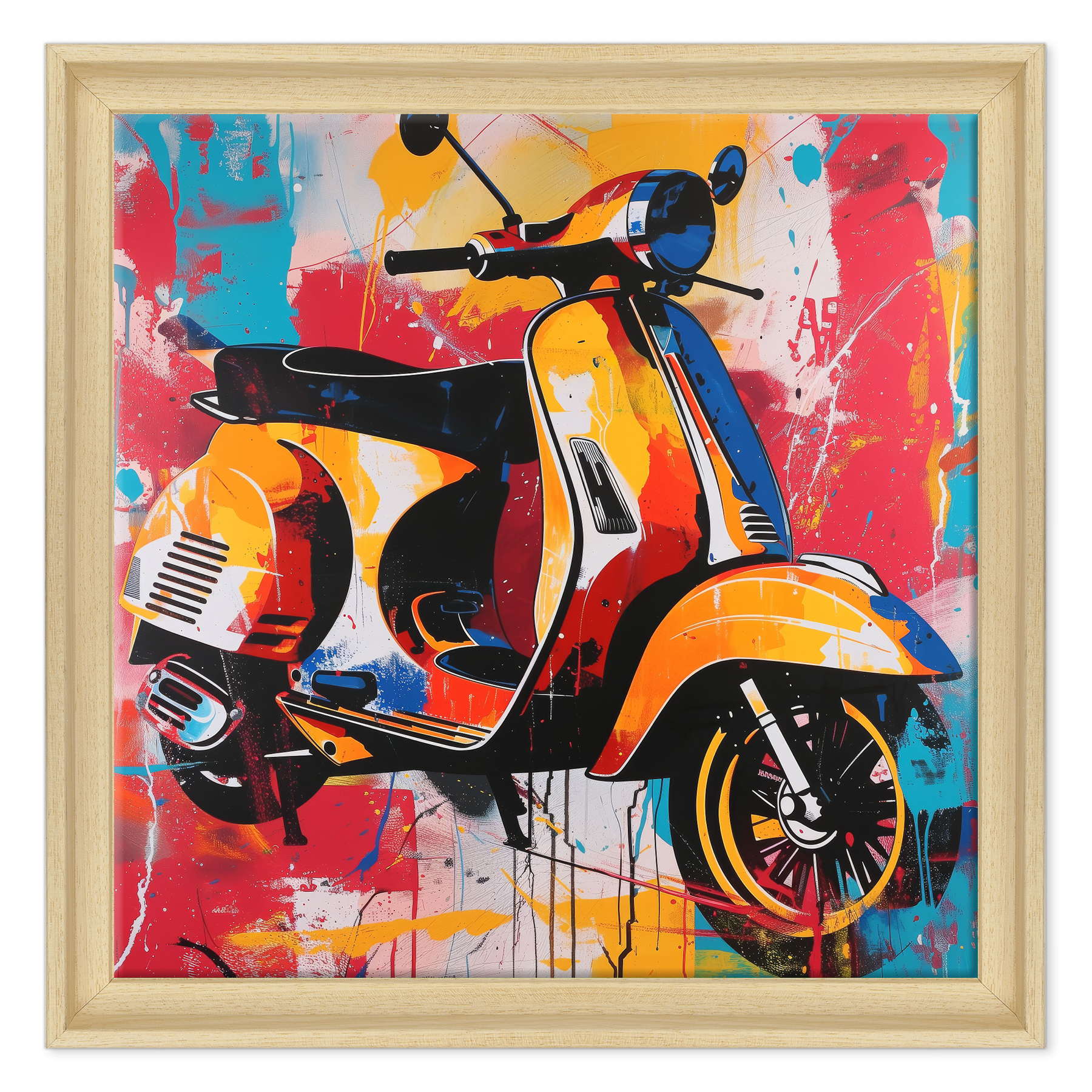 Energia Purpurea: La Vespa nell'Arte Contemporanea