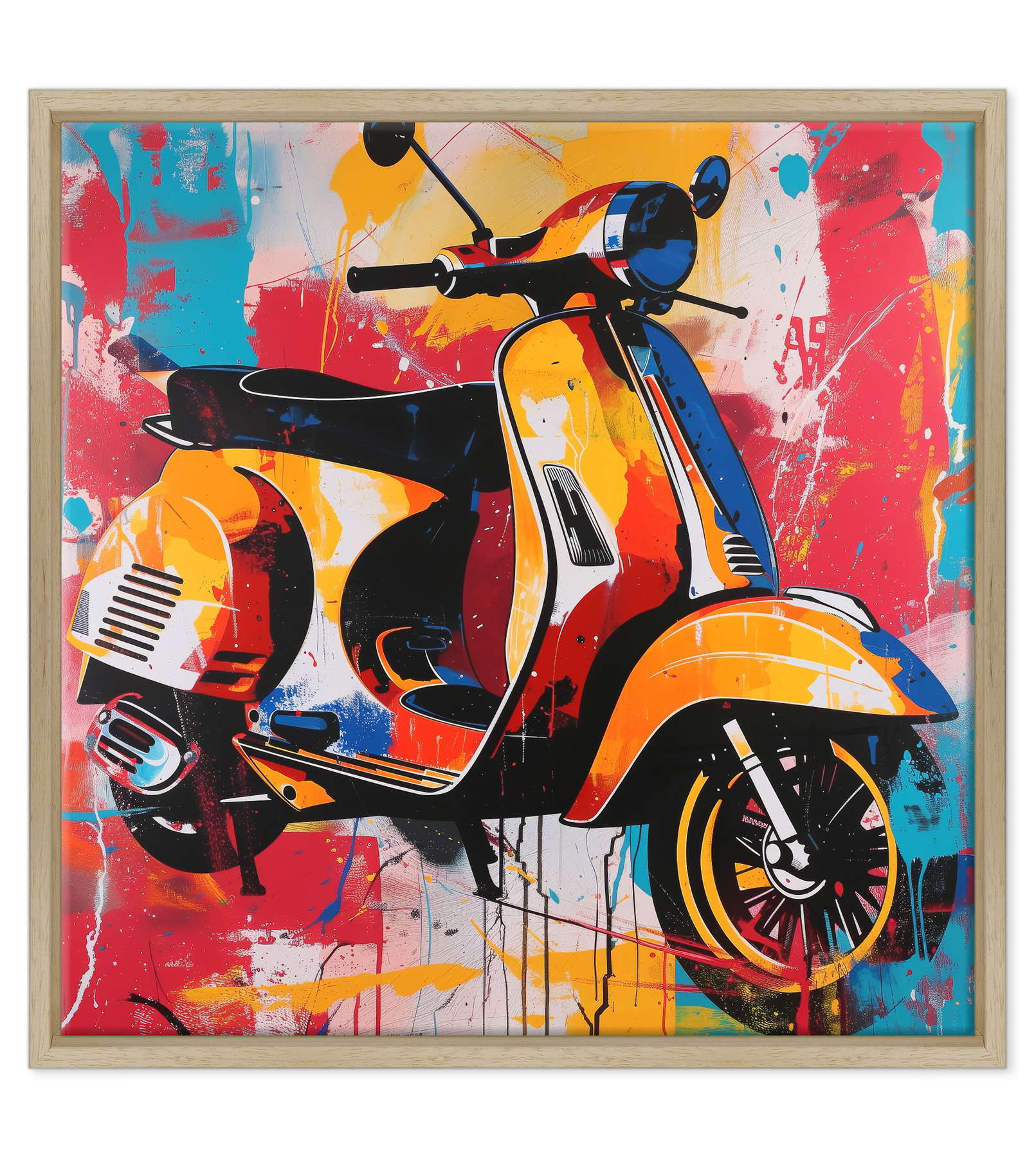 Energia Purpurea: La Vespa nell'Arte Contemporanea