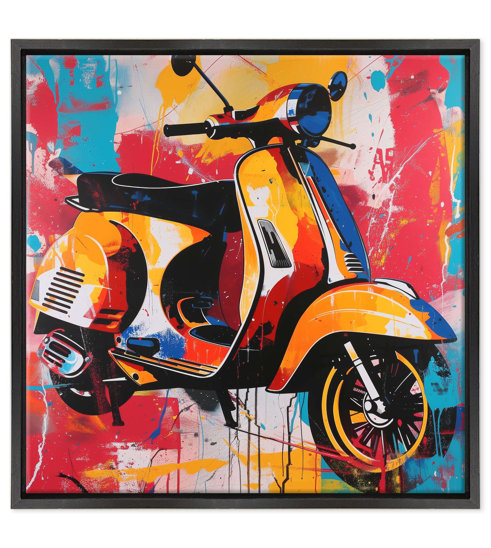 Energia Purpurea: La Vespa nell'Arte Contemporanea