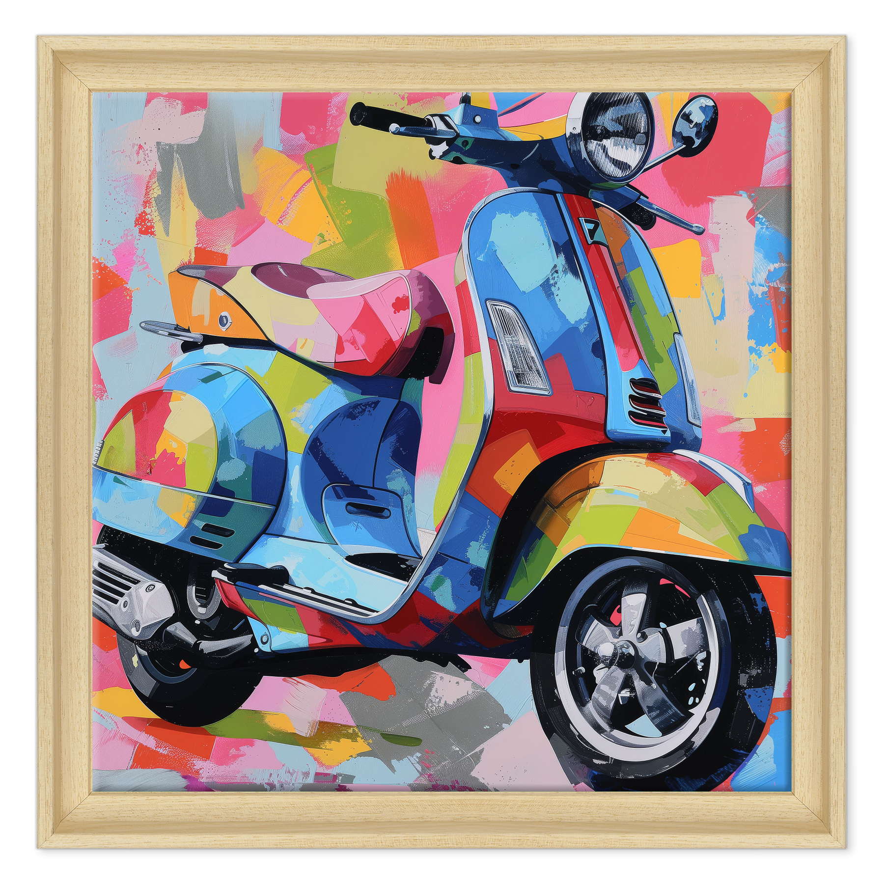 Arlecchino Motorizzato - Vespa in Patchwork