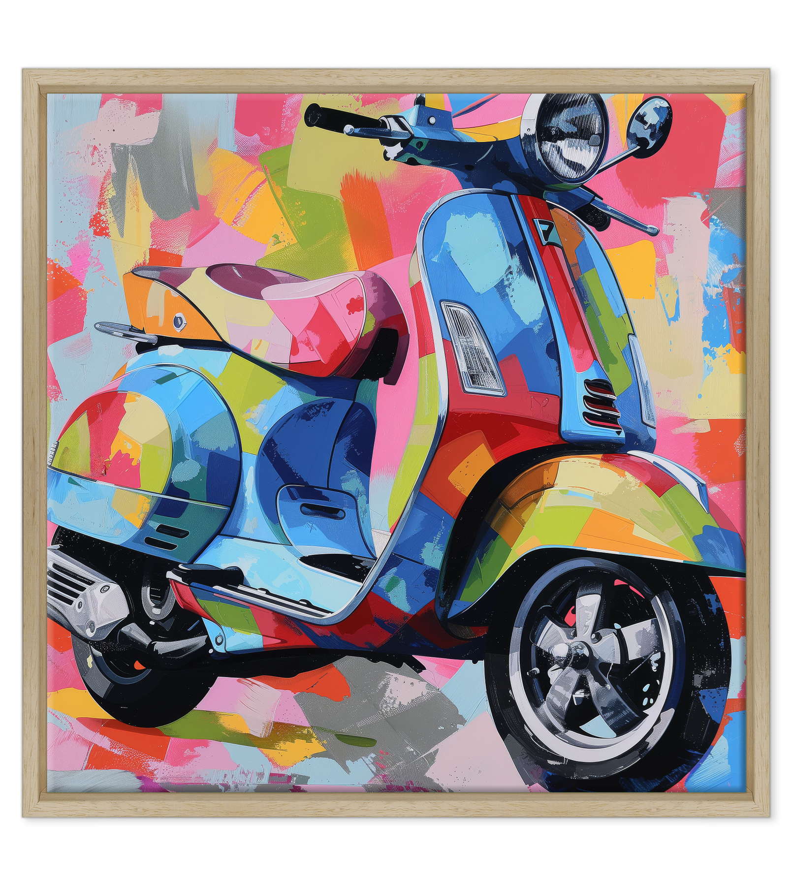 Arlecchino Motorizzato - Vespa in Patchwork