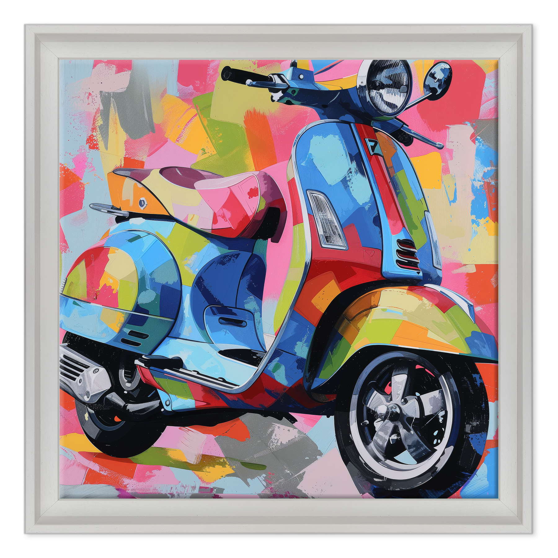Arlecchino Motorizzato - Vespa in Patchwork