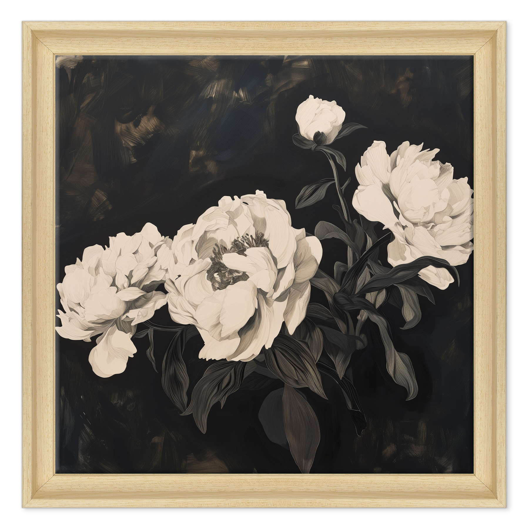 Sogno Notturno: Peonie su Velluto