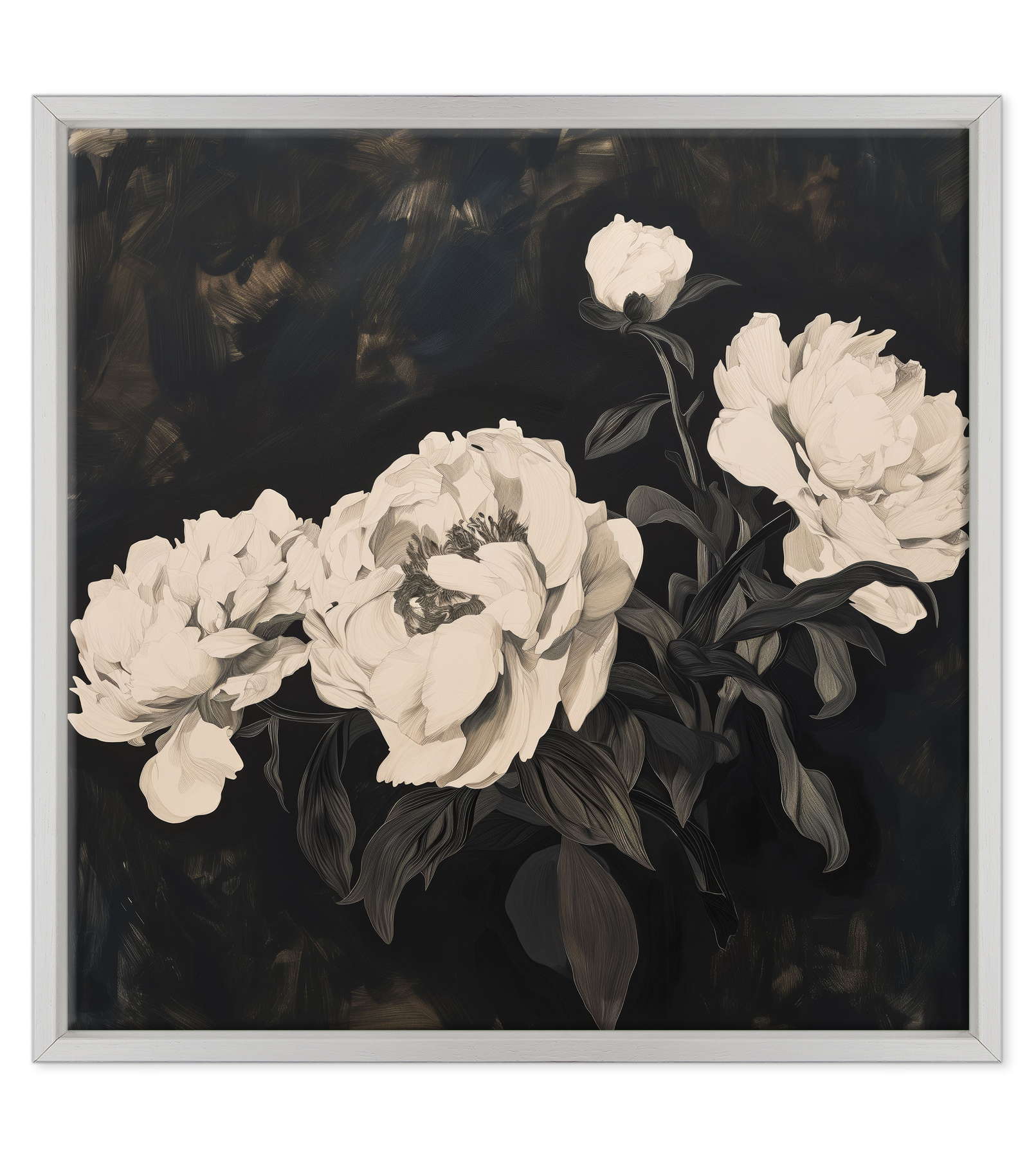 Sogno Notturno: Peonie su Velluto