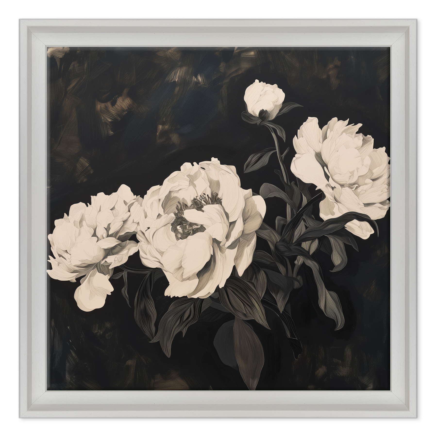 Sogno Notturno: Peonie su Velluto