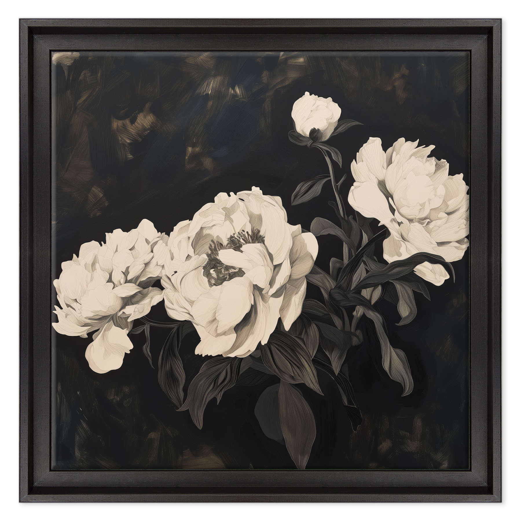 Sogno Notturno: Peonie su Velluto