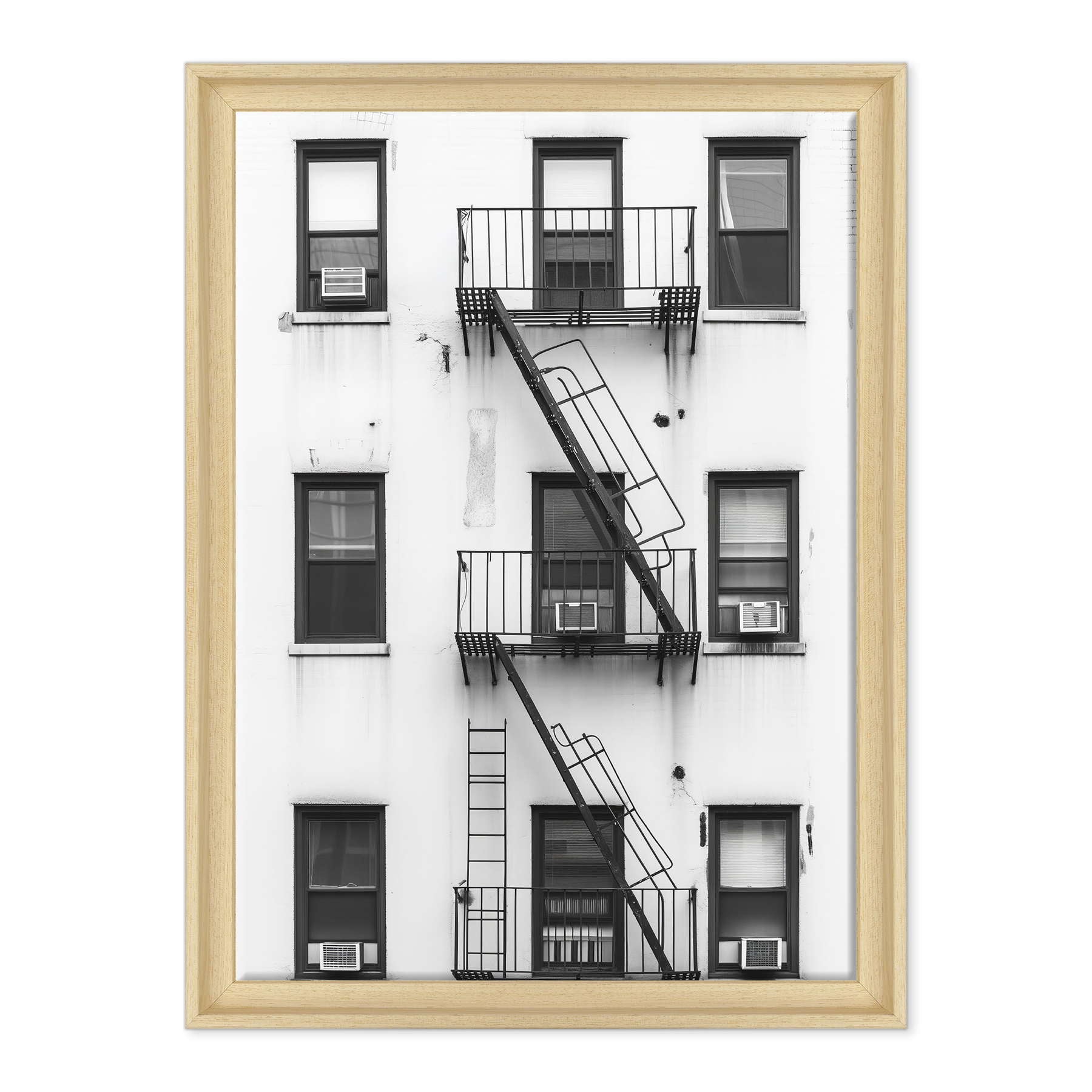 New York Street Photography - Simmetrie di Ferro e Cemento