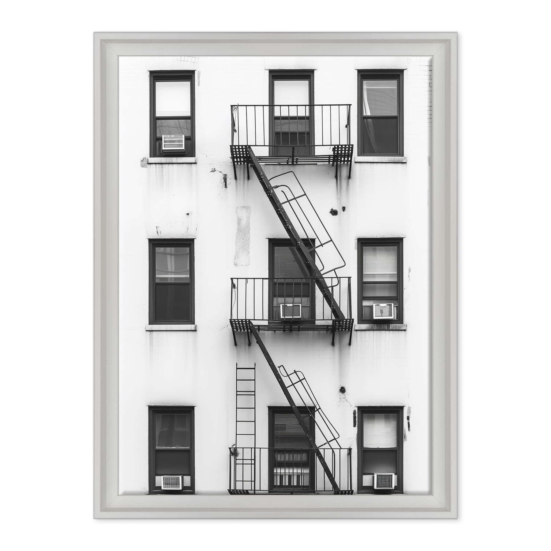 New York Street Photography - Simmetrie di Ferro e Cemento