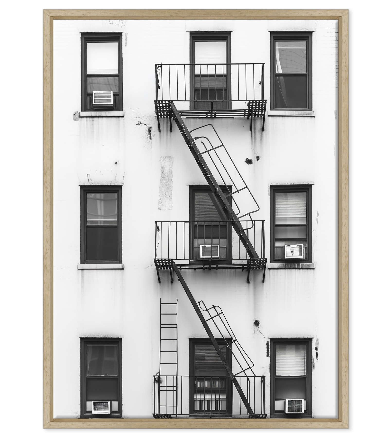 New York Street Photography - Simmetrie di Ferro e Cemento