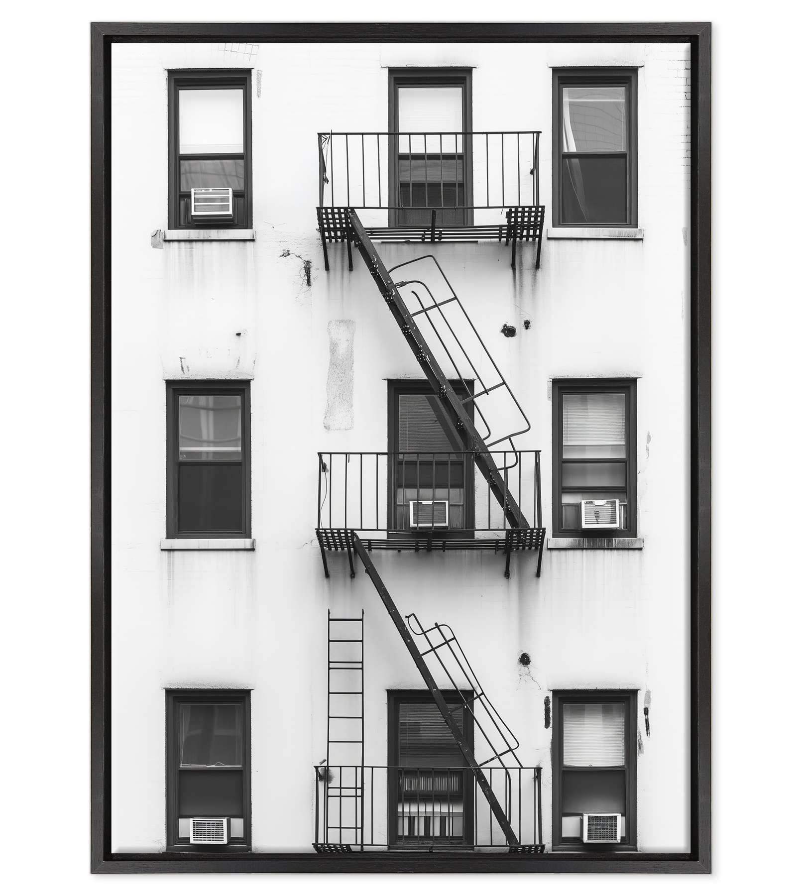 New York Street Photography - Simmetrie di Ferro e Cemento