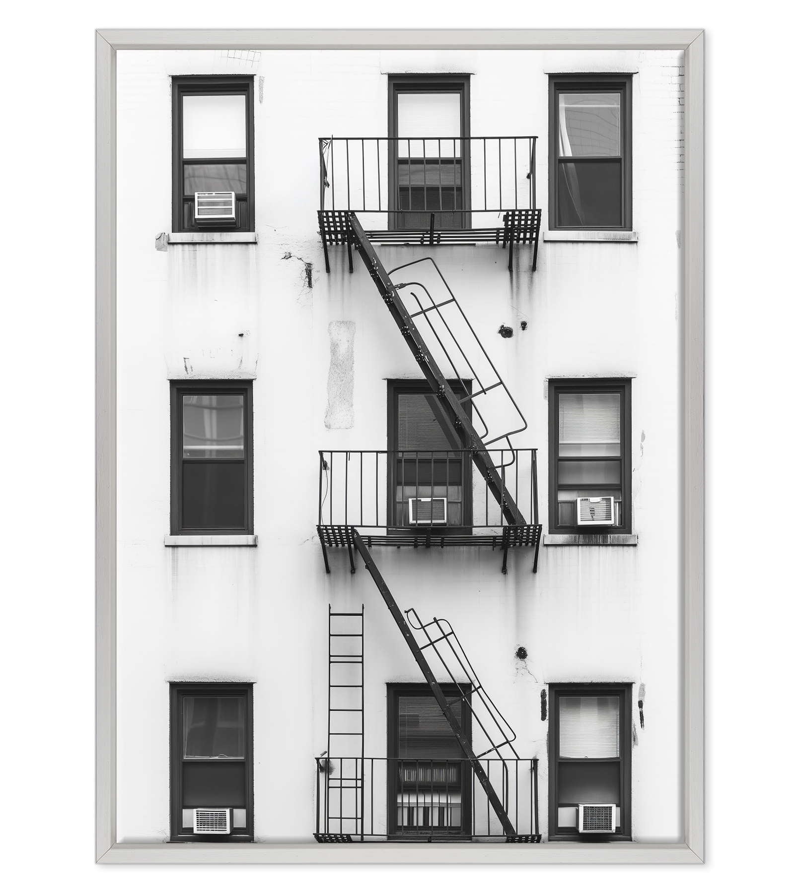 New York Street Photography - Simmetrie di Ferro e Cemento