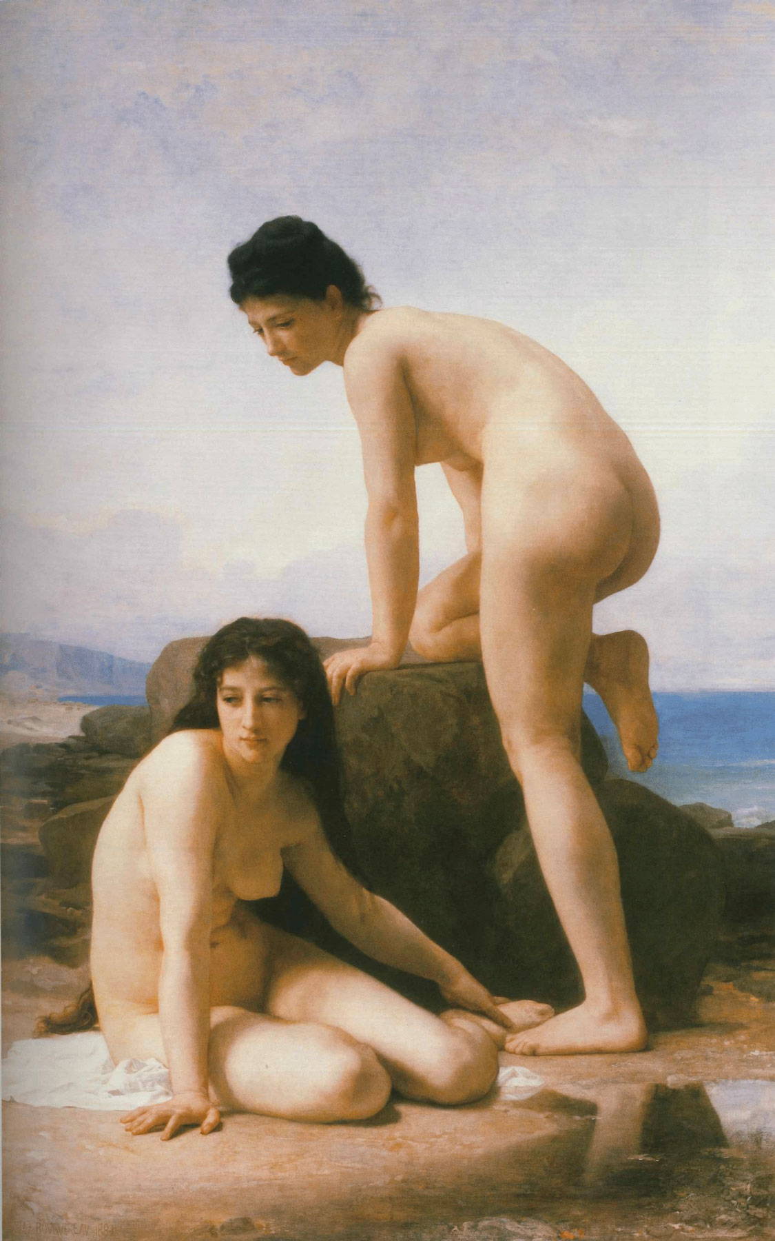 William-Adolphe Bouguereau - Le due bagnanti