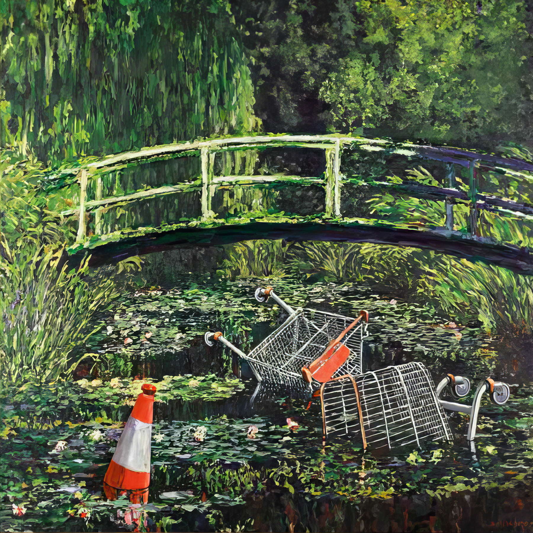 Banksy - show me the monet