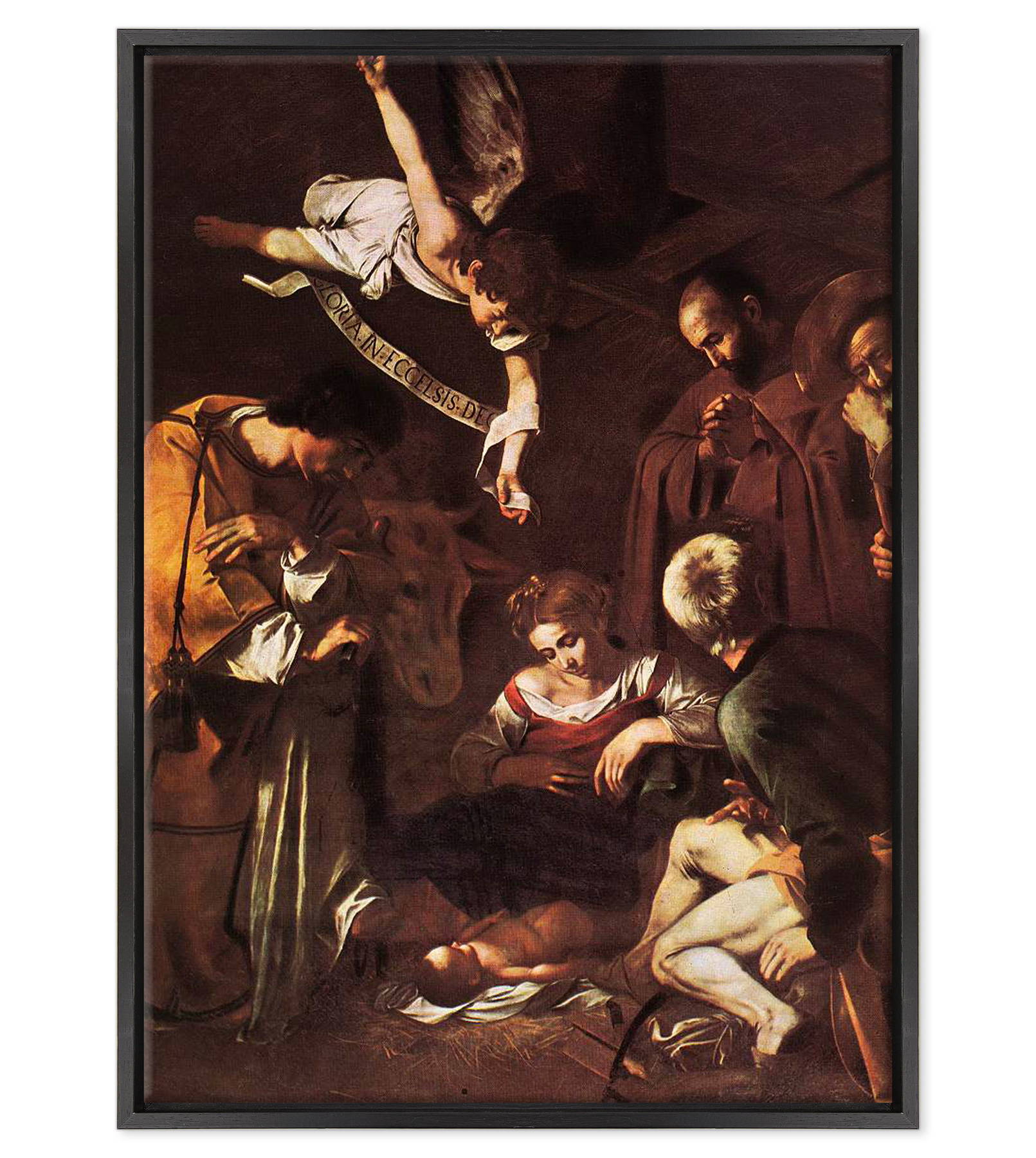 Caravaggio - Natività con i santi Lorenzo e Francesco d'Assisi