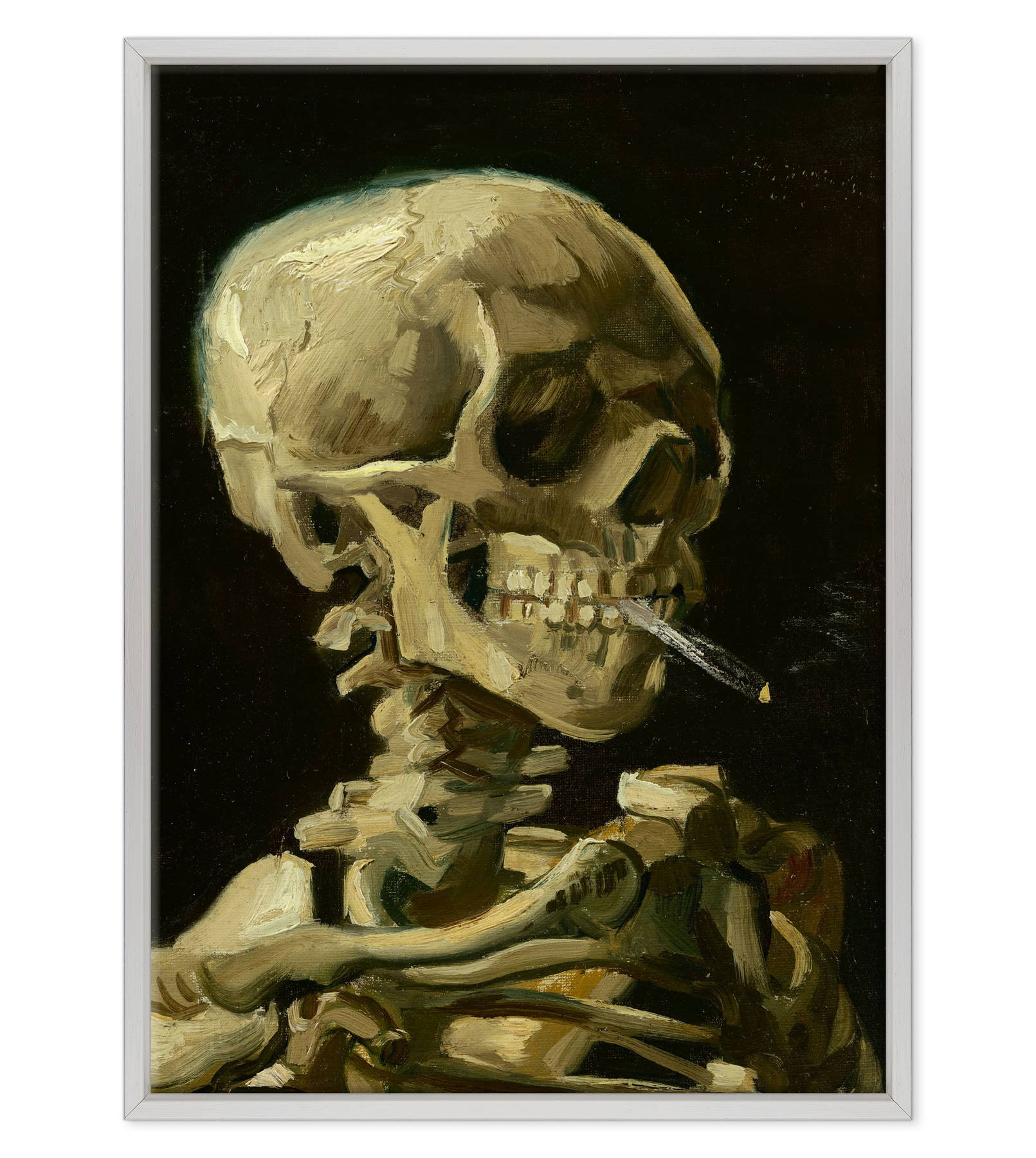 Van Gogh - Teschio con sigaretta accesa