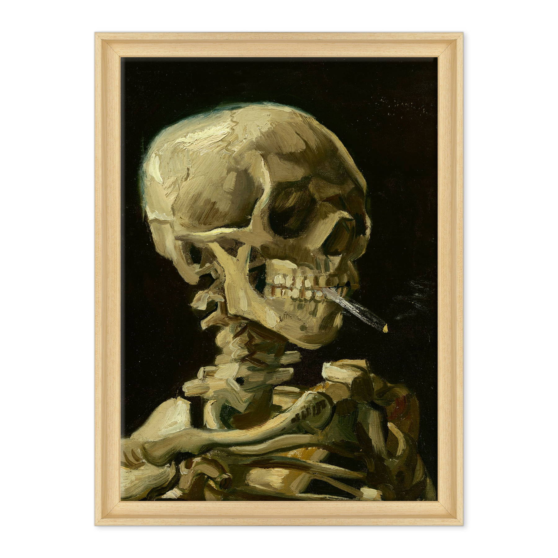 Van Gogh - Teschio con sigaretta accesa