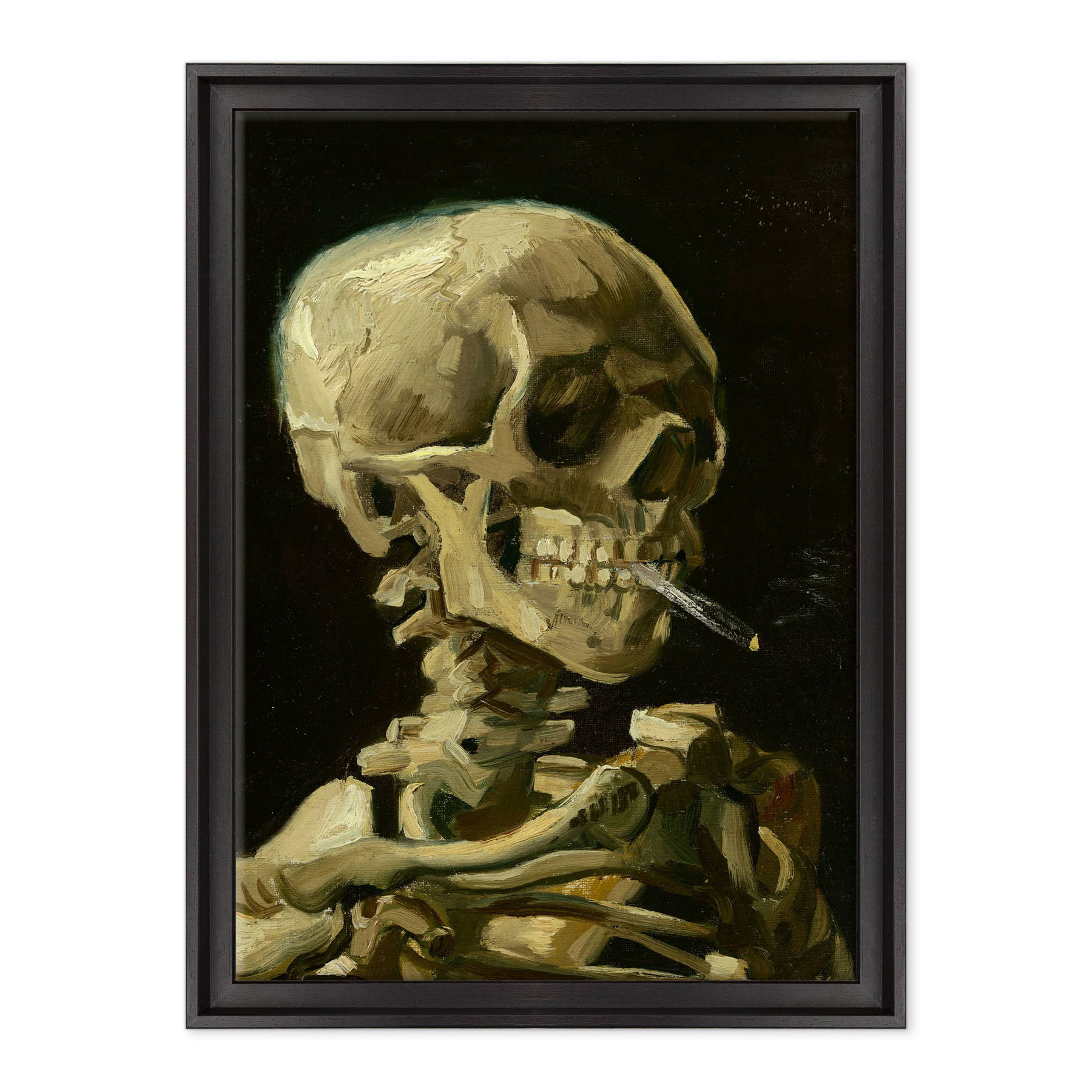 Van Gogh - Teschio con sigaretta accesa