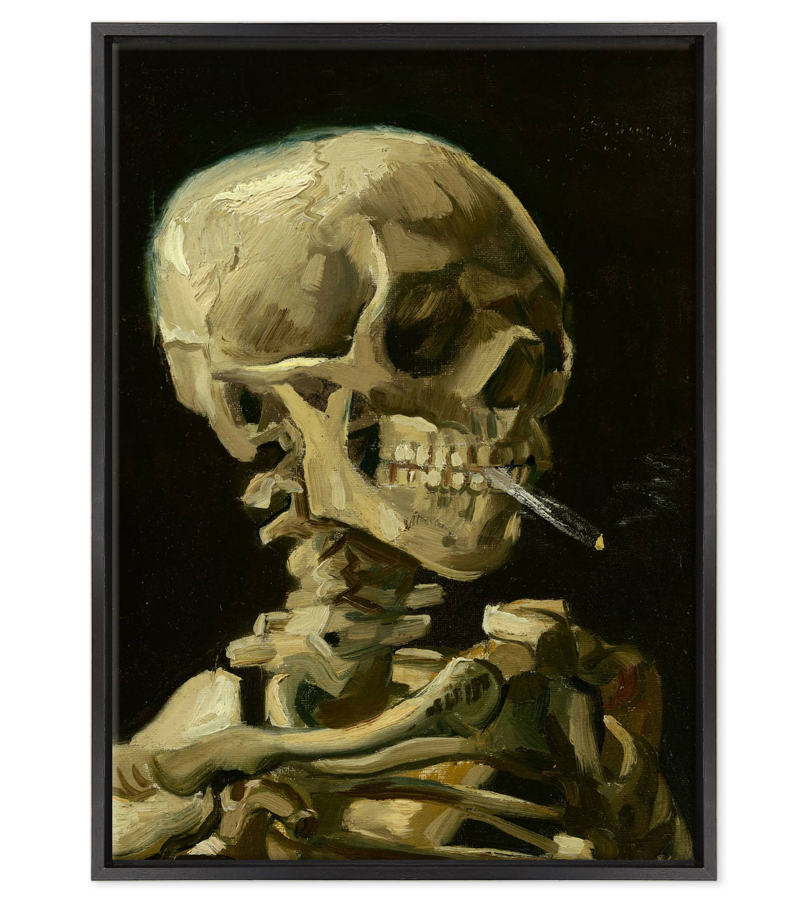 Van Gogh - Teschio con sigaretta accesa