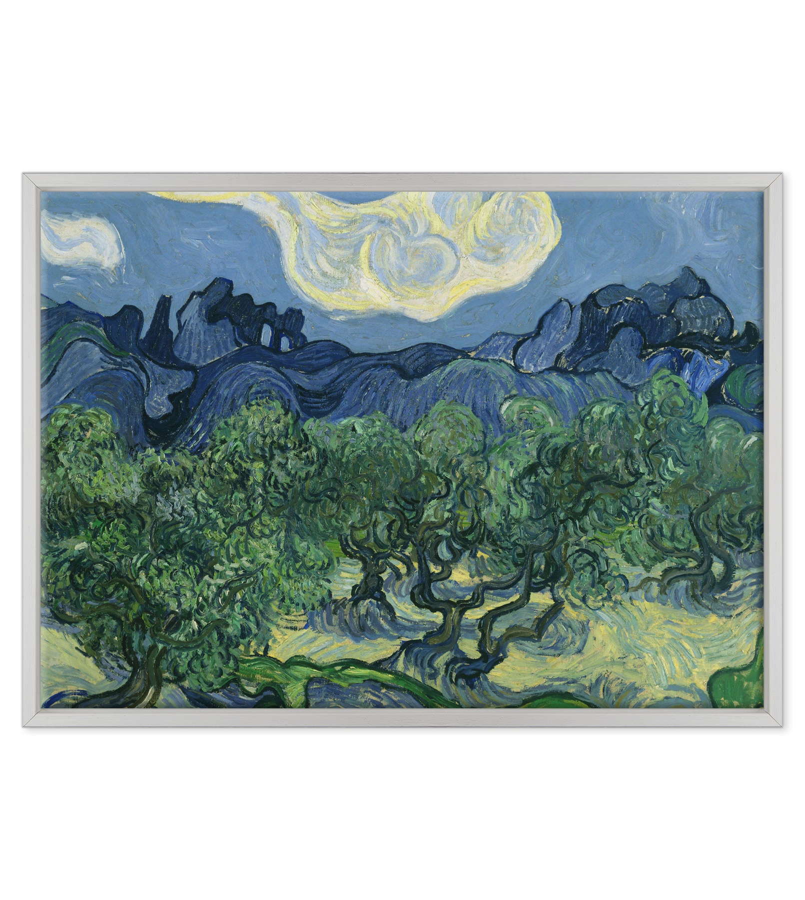 Van Gogh - Ulivi con le Alpilles sullo sfondo