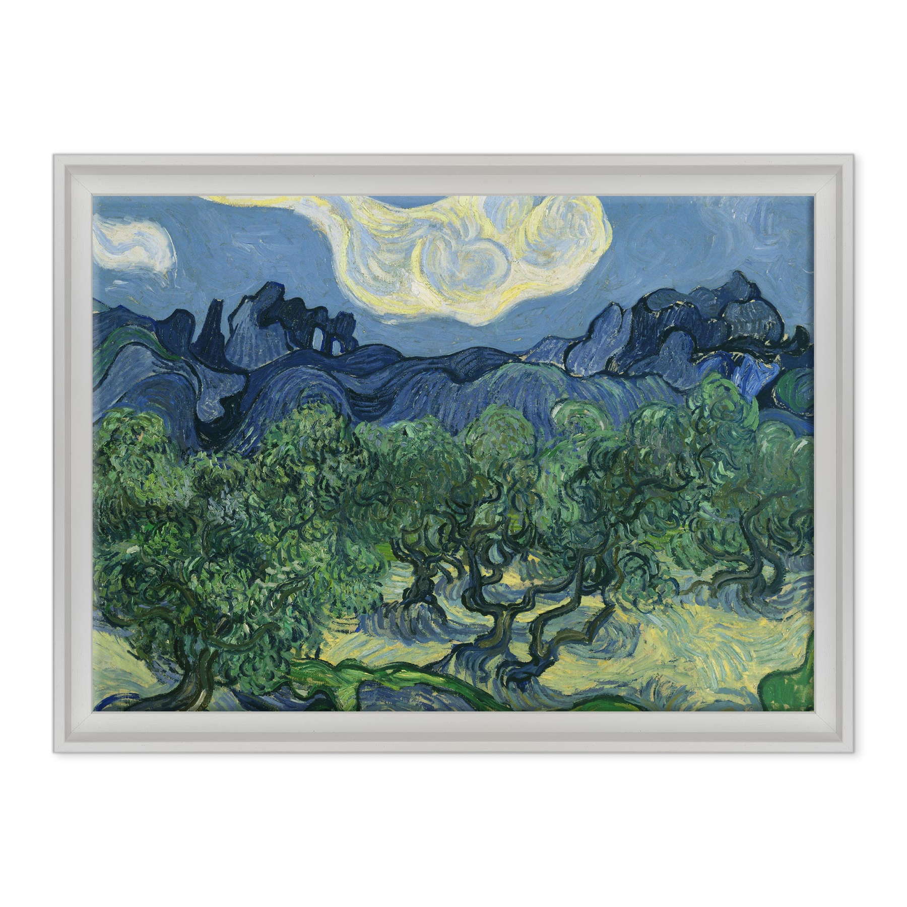 Van Gogh - Ulivi con le Alpilles sullo sfondo