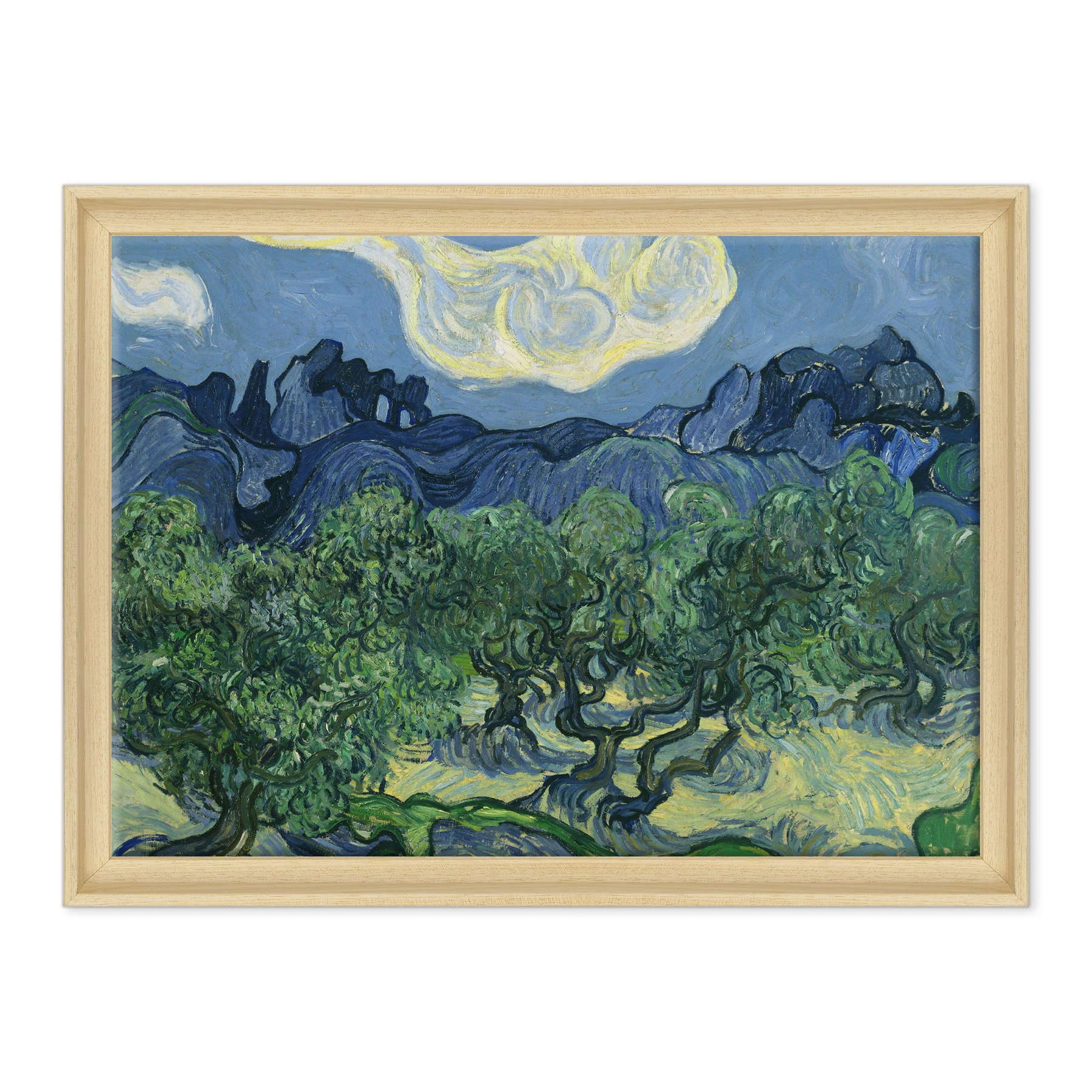 Van Gogh - Ulivi con le Alpilles sullo sfondo