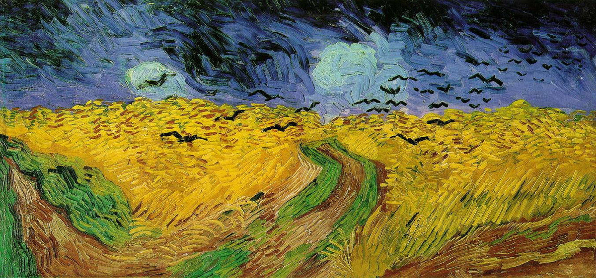 Van Gogh - Campo di grano con volo di corvi