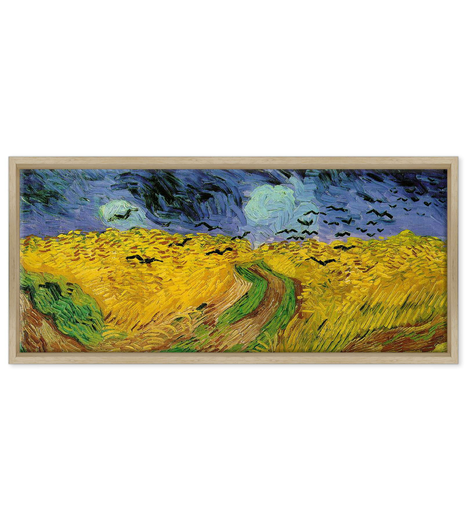 Van Gogh - Campo di grano con volo di corvi