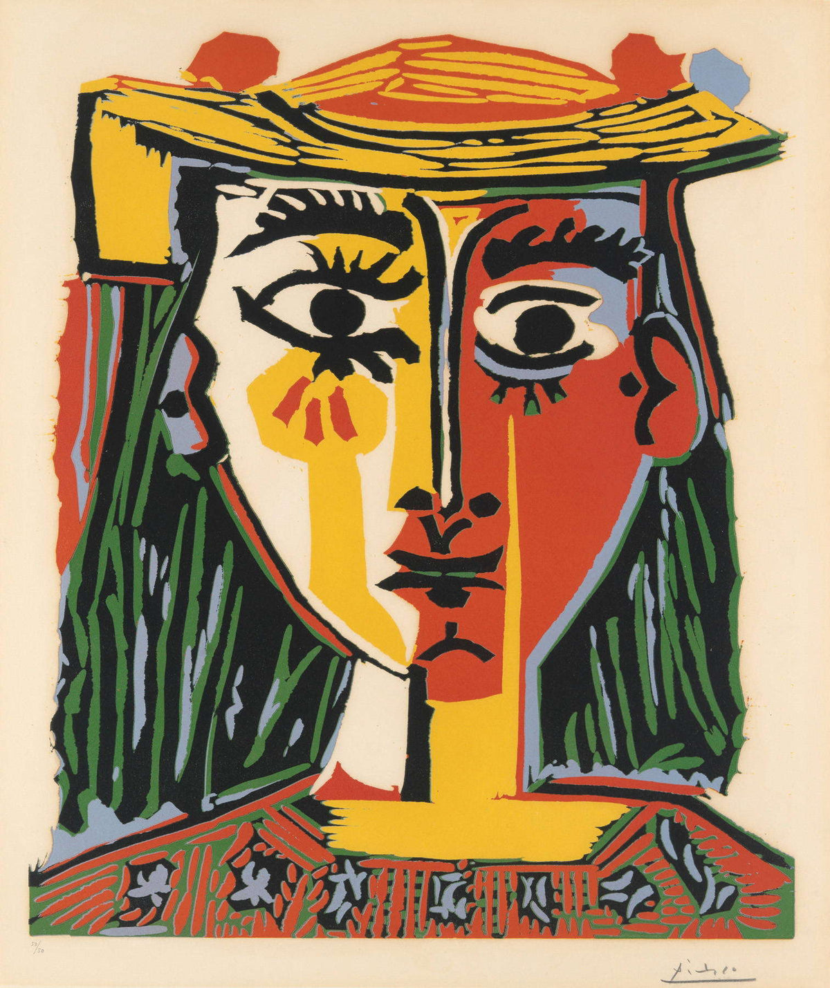 Pablo Picasso - Donna con Cappello